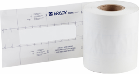 PaintStripe™: Stencil, 2" x 500', Polyester, Dashed Line