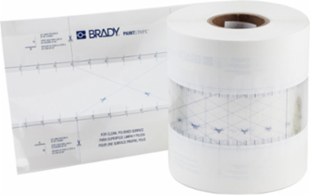 PaintStripe™: Stencil, 3 " x 500', Polypropylene, Continuous Line