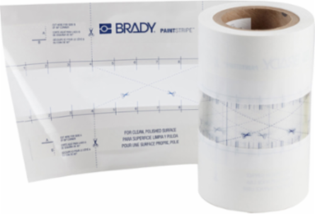 PaintStripe™: Stencil, 2" x 100', Polypropylene, Continuous Line