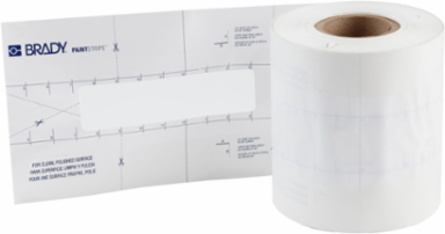 PaintStripe™: Stencil, 2" x 500', Polypropylene, Dashed Line