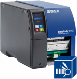 i7100 300dpi Industrial Label Printer Peel Model, 11.4" H x 9.9" W x 18.1" D
