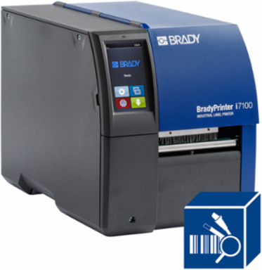 i7100 300dpi Industrial Label Printer, 11.4" H x 9.9" W x 18.1" D