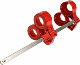 Pipe Blind Flange Lockout Device, 24.75" H x 9.75" W
