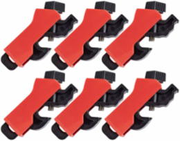Mini Circuit Breaker Lockout, 6 Pack, 1.3 Inch x 0.5 Inch x 2.5 Inch