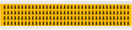 15 Series Vinyl Letter Labels, 0.375 Inch H x 0.25 Inch W, Black on Yellow