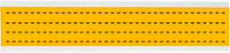 Pressure Sensitive Vinyl Dash Labels 0.375 Inch H x 0.25 Inch W, Black on Yellow