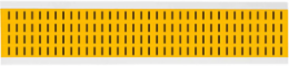 Pressure Sensitive Vinyl Letter Labels, 0.25 Inch H, Black on Yellow, Permanent Adhesive