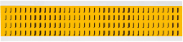 Pressure Sensitive Vinyl Letter Labels, 0.25 Inch H, Black on Yellow, Outdoor Use