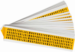 THREE PHASE Label, Black on Yellow, Kit