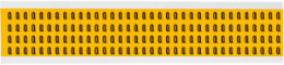 Pressure Sensitive Vinyl Letter Labels, 0.375 Inch H x 0.25 Inch W, Black on Yellow