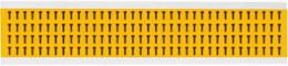 Pressure Sensitive Vinyl Letter Labels - 0.375 Inch H x 0.25 Inch W, Black on Yellow