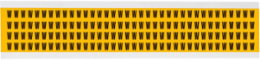 Pressure Sensitive Vinyl Letter Labels 0.375 Inch H x 0.25 Inch W, Black on Yellow