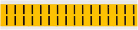 Vinyl Letter Labels - Black on Yellow, 0.625 Inch H, Outdoor Durable, 800 Labels/Pack