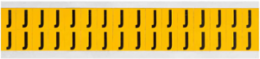 Vinyl Letter Labels 0.625 Inch H, Black on Yellow, Outdoor Durable, Permanent Adhesive