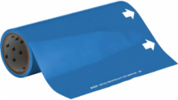 Blank Pipe Marker Roll, 30 ft H x 12 in W, Fits Pipes 2.5" to 6" Dia.