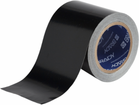 GuideStripe™ Floor Tape 4 in W x 100 ft L Vinyl Black
