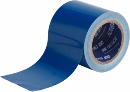 GuideStripe™ Floor Tape 4 in W x 100 ft L Vinyl Blue