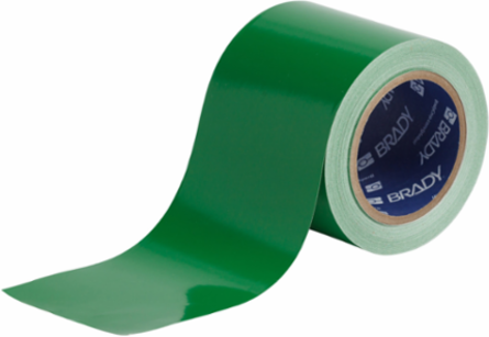 GuideStripe™ Floor Tape 4 in W x 100 ft L Vinyl Green