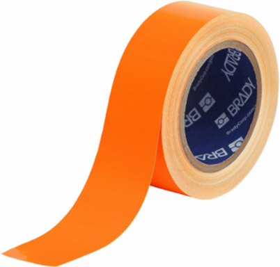 GuideStripe™ Floor Tape 2 in W x 100 ft L Vinyl Orange