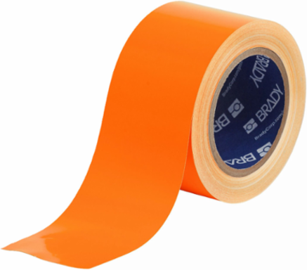 GuideStripe™ Floor Tape 3 in W x 100 ft L Vinyl Orange