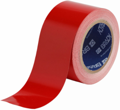 GuideStripe™ Floor Tape 3 in W x 100 ft L Vinyl Red