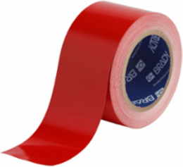 GuideStripe™ Floor Tape 3 in W x 100 ft L Vinyl Red