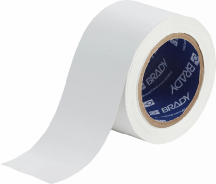 GuideStripe™ Floor Tape 3 in W x 100 ft L Vinyl White