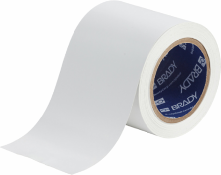GuideStripe™ Floor Tape 4 in W x 100 ft L Vinyl White