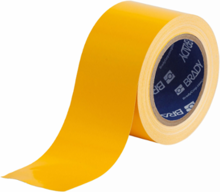 GuideStripe™ Floor Tape 3 in W x 100 ft L Vinyl Yellow