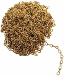 Jack Chain, 50" L, Brass