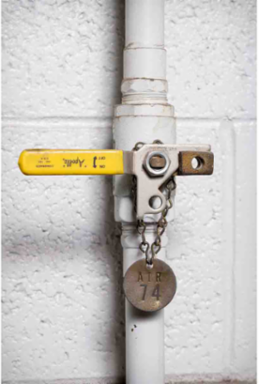 Stamped Brass Valve Tags, 1.5" Dia, FP, 476-500, 0.25"
