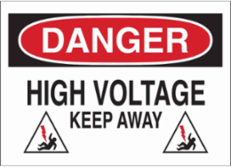 CAUTION Hot Surface Sign, 10 Inch H x 14 Inch W, Polystyrene, Black/Red on White