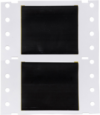 High Temp PermaSleeve PVDF Wire Marking Sleeves, 1" Dia x 1" W, Black