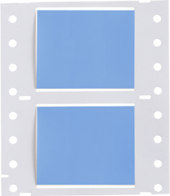 High Temp PermaSleeve PVDF Wire Marking Sleeves, White, 1" Dia x 2" W
