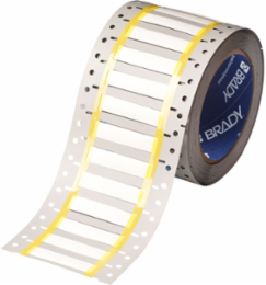 High Temp PermaSleeve PVDF Wire Marking Sleeves, White, 0.25" Dia x 2" W
