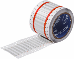 PermaSleeve HX Heat Shrink Double Sided Wire Marking Sleeves, 0.094" Dia x 1.15" W, White