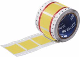 PermaSleeve HX Heat Shrink Double Sided Wire Marking Sleeves, 1.5" Dia x 2.3" W, Yellow