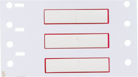 PermaSleeve HX Heat Shrink Double Sided Wire Marking Sleeves, White, 0.187" Dia x 1" W, Roll of 5000 Each