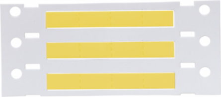 PermaSleeve HX Heat Shrink Double Sided Wire Marking Sleeves, Yellow, 0.187" Dia x 0.5" W, Roll of 10000 Each