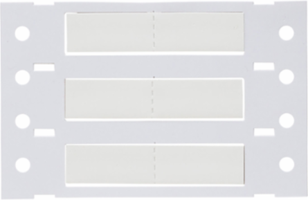PermaSleeve HX Heat Shrink Double Sided Wire Marking Sleeves, 0.25" Dia x 1.15" W, White