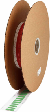 PermaSleeve HX 3" Heat Shrink Double-Sided Wire Marking Sleeves, 2:1 Shrink Ratio, 0.375 Inch Dia x 2 Inch W