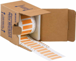 PermaSleeve HX 3 Inch Orange Heat Shrink Wire Marking Sleeves, 2:1 Shrink Ratio