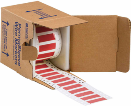 PermaSleeve HX 3 Inch Heat Shrink Wire Marking Sleeves - Polyolefin, 2:1 Shrink Ratio