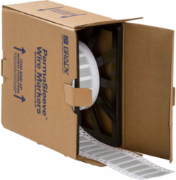 PermaSleeve HX 3" Heat Shrink Double-Sided Wire Marking Sleeves, 2:1 Shrink Ratio, Polyolefin
