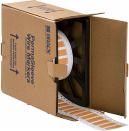 PermaSleeve HX 3 Inch Heat Shrink Wire Marking Sleeves, Double-Sided, Polyolefin, 2:1 Shrink Ratio