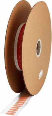 PermaSleeve HX 3 Inch Heat Shrink Wire Marking Sleeves, Double-Sided, Orange
