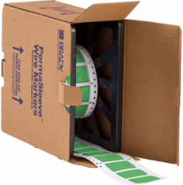 PermaSleeve HX 3" Heat Shrink Double-Sided Wire Marking Sleeves, Polyolefin, 2:1 Shrink Ratio