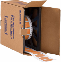 3 Inch PermaSleeve HX Heat Shrink Wire Marking Sleeves, Double-Sided, 2:1 Shrink Ratio