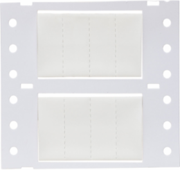 PermaSleeve HX Heat Shrink Double Sided Wire Marking Sleeves, White, 0.75" Dia x 0.5" W, Roll of 10000 Each