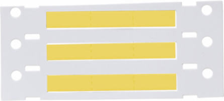Low Smoke Zero Halogen Double Sided PermaSleeve Heat Shrink Tubing, 0.187" Dia x 0.67" W, Yellow